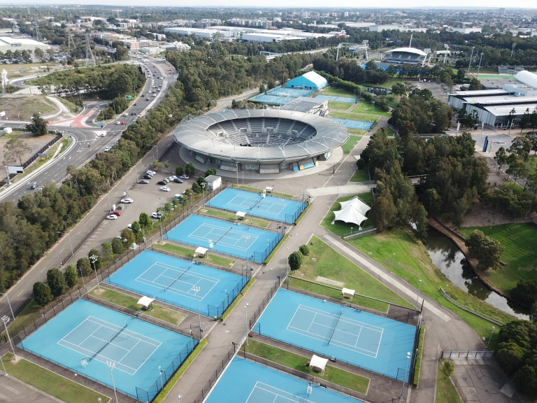 Tennis Sydney Olympic Park Court Craft